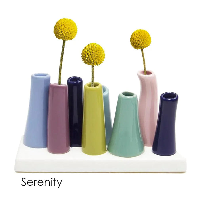 Chive Home Decor - Home Accent Pooley 8 Tube Vase Serenity