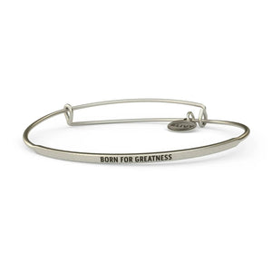 &Livy Jewelry - Bracelets Born For Greatness / Rhodium Silver Finish Posy Bracelet