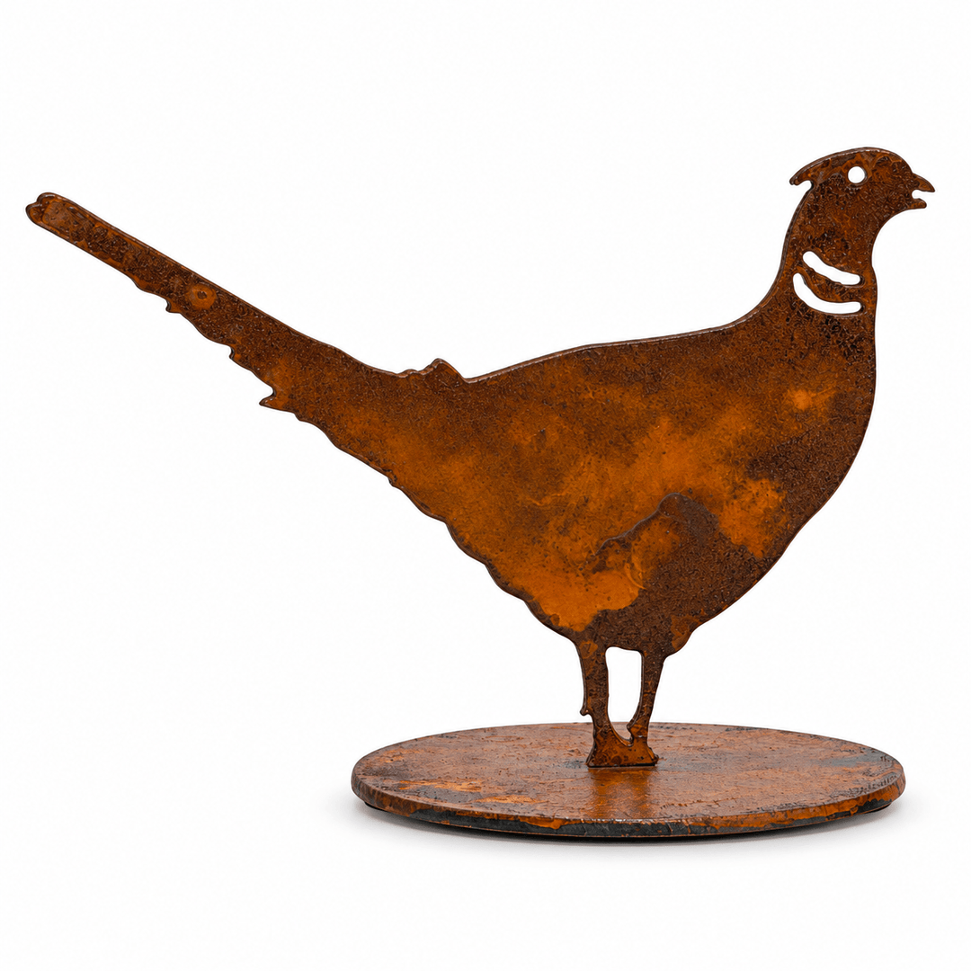 Prairie Dance Metal Sculpture Baby Pheasant Prairie Dance Metal Pheasant Sculpture – Baby &amp; Collectible