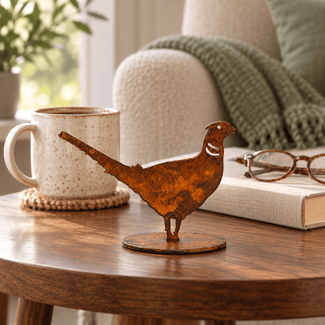 Prairie Dance Metal Sculpture Prairie Dance Metal Pheasant Sculpture – Baby &amp; Collectible