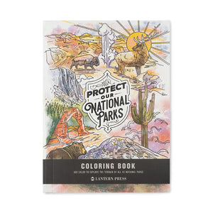 Lantern Press Protect Our National Parks Coloring Book