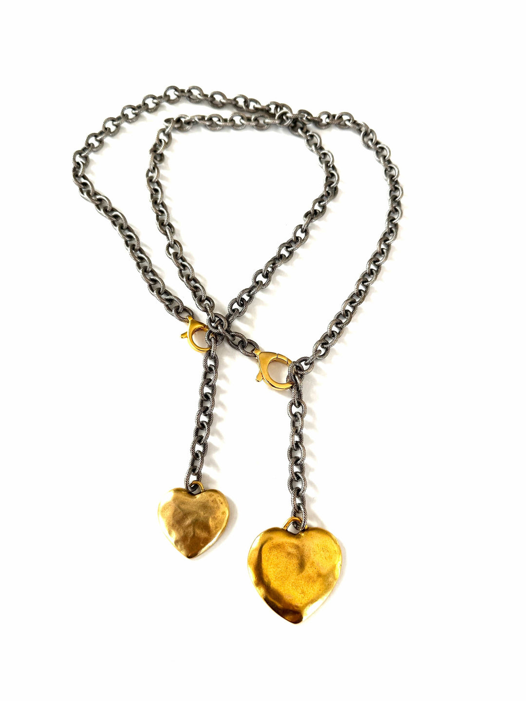 CV Designs Jewelry - Necklaces Puff Heart Drop Necklace – 18 Inch