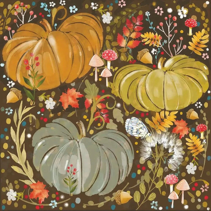 Paperproducts Design Home Decor - Linens Pumpkin Aurelia Napkin