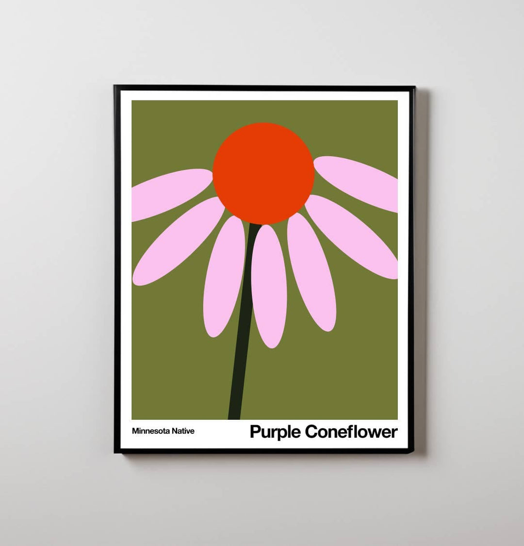 Little Dipper Art Purple Coneflower Art Print