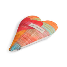 Load image into Gallery viewer, Demdaco Home Decor - Home Accent Quilt Pillow PS I Love You
