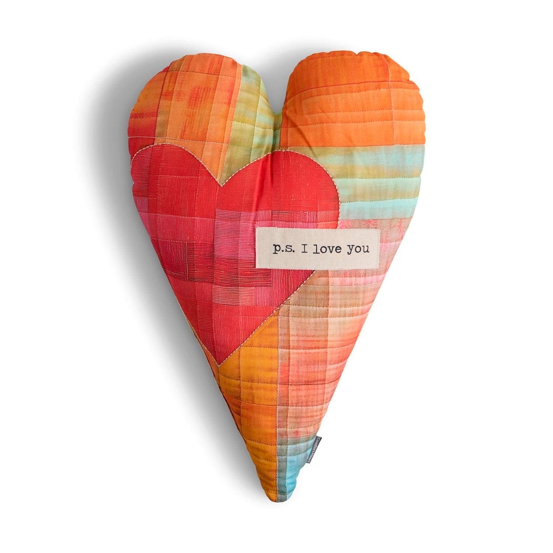 Demdaco Home Decor - Home Accent Quilt Pillow PS I Love You