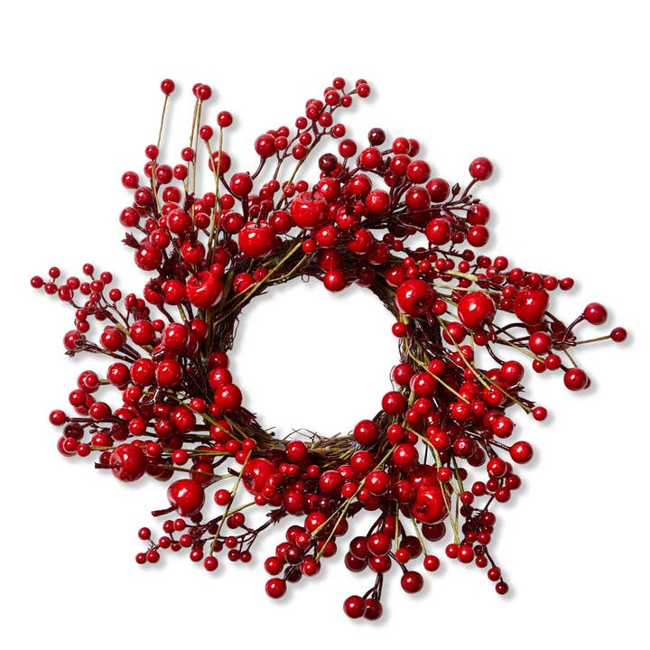 Tag True Living Wreaths Red Berry Wreath
