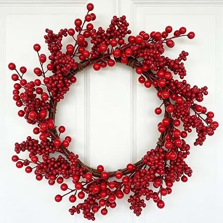 Tag True Living Wreaths Red Berry Wreath