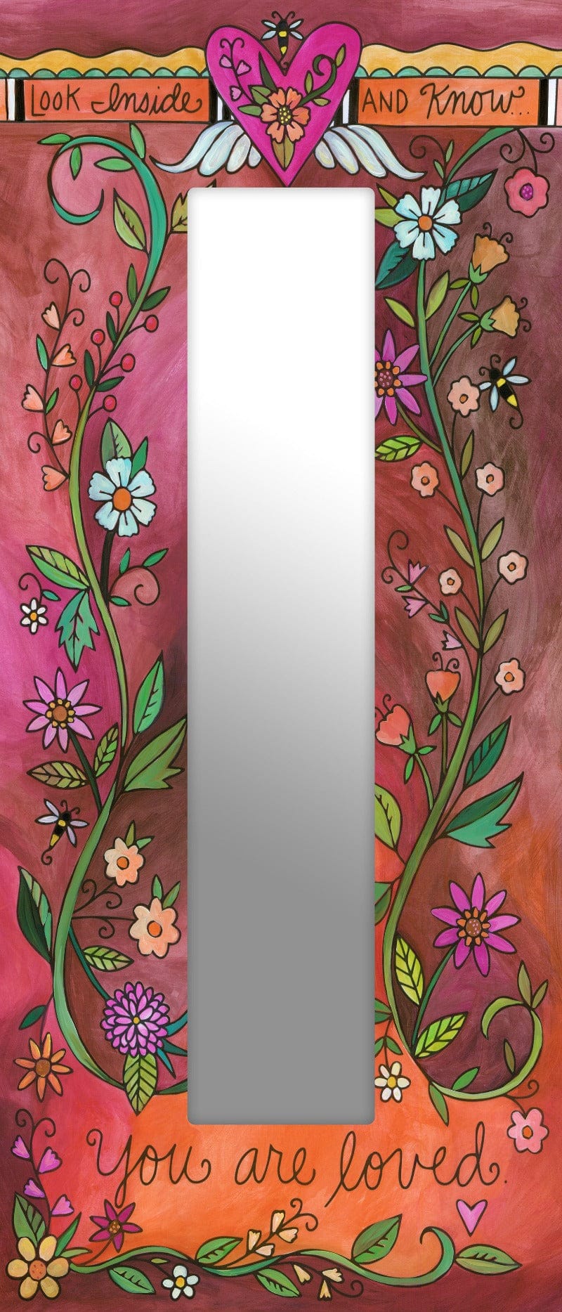 Sincerely Sticks Wall Mirrors Reflect 12" x 28" Mirror | Sincerely Sticks