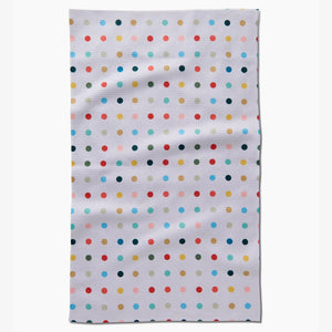 Geometry Home Decor - Linens - Geometry Kitchen Retro Dot Tea Towel