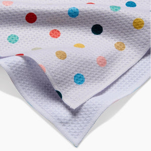 Geometry Home Decor - Linens - Geometry Kitchen Retro Dot Tea Towel