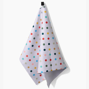 Geometry Home Decor - Linens - Geometry Kitchen Retro Dot Tea Towel