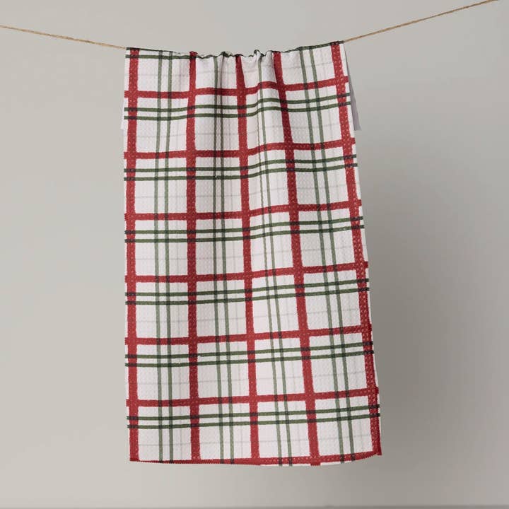 Geometry Mini Towel Ribbon Plaid Mini Towel