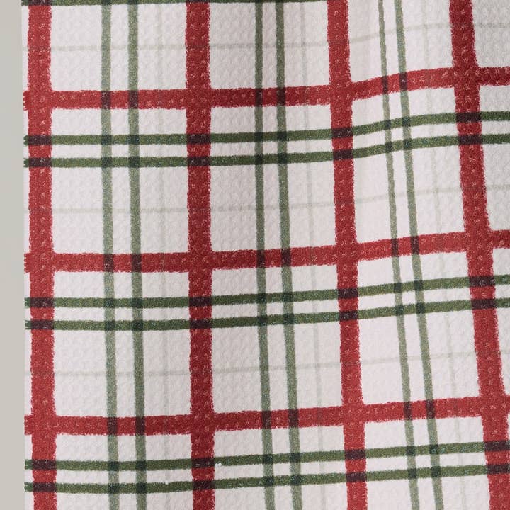 Geometry Mini Towel Ribbon Plaid Mini Towel