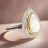 J & I Jewelry Proudly Handmade in Pennsylvania, USA Rivermist Moonstone Ring