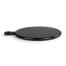 Load image into Gallery viewer, Demdaco Home Decor - Kitchen Gourmet Entertaining - Serveware Functional Round Ebony Wood Serving Board
