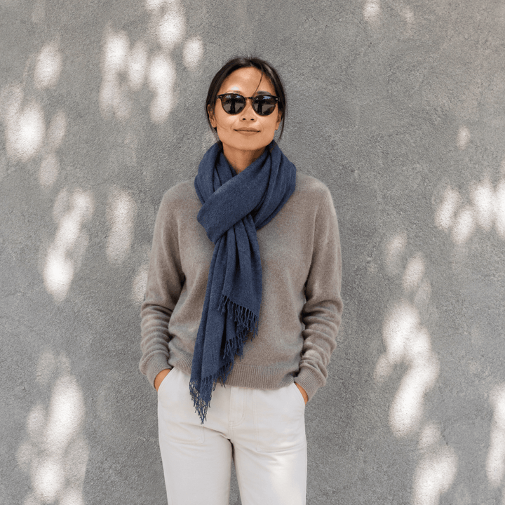 Rubyzaar RTW - Accessories Rubyzaar Boho Shawl - Deep Space