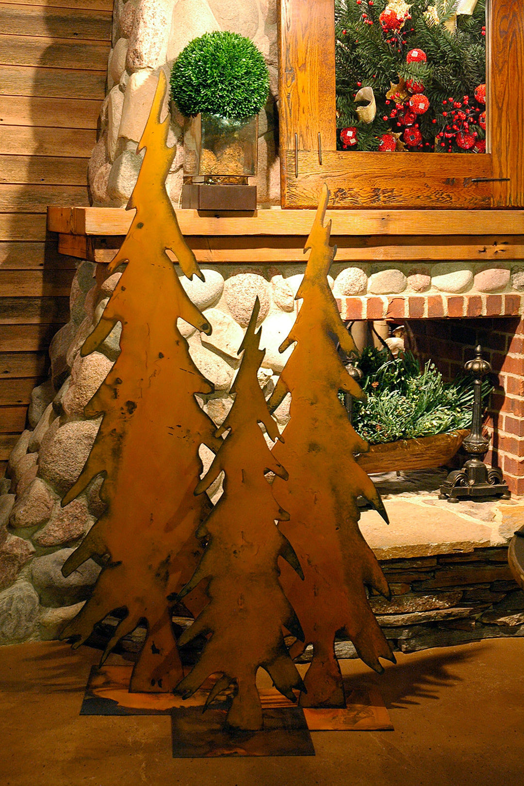 Prairie Dance Proudly Handmade in South Dakota, USA Rusted Steel Pencil Tree Collection