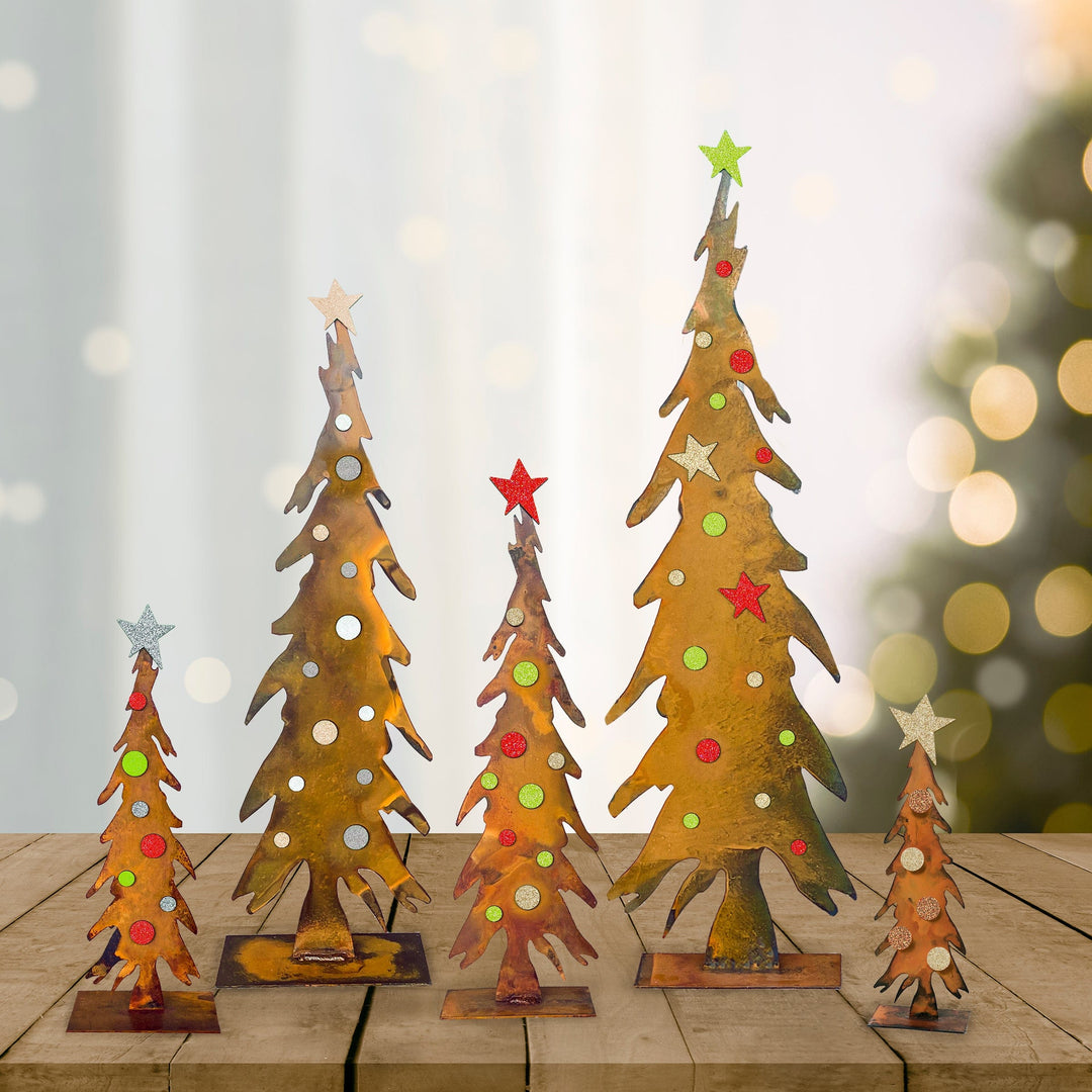 Prairie Dance Proudly Handmade in South Dakota, USA Rusted Steel Pencil Tree Collection