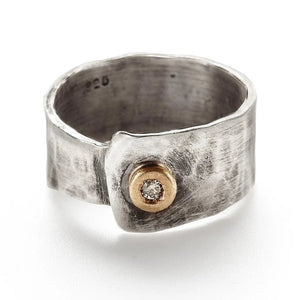 J & I Jewelry Proudly Handmade in Pennsylvania, USA Rustic Gold Rush Ring
