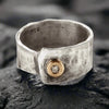 J & I Jewelry Proudly Handmade in Pennsylvania, USA Rustic Gold Rush Ring