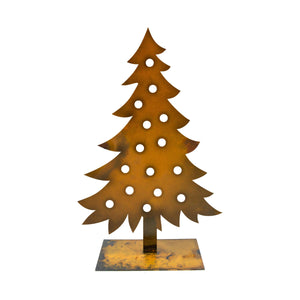 Prairie Dance Proudly Handmade in South Dakota, USA Medium 14" Rustic Metal Christmas Tree Cutouts