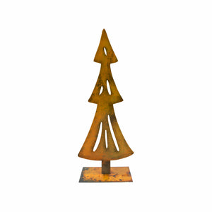 Prairie Dance Proudly Handmade in South Dakota, USA Short 10" Rustic Metal Christmas Tree Cutouts