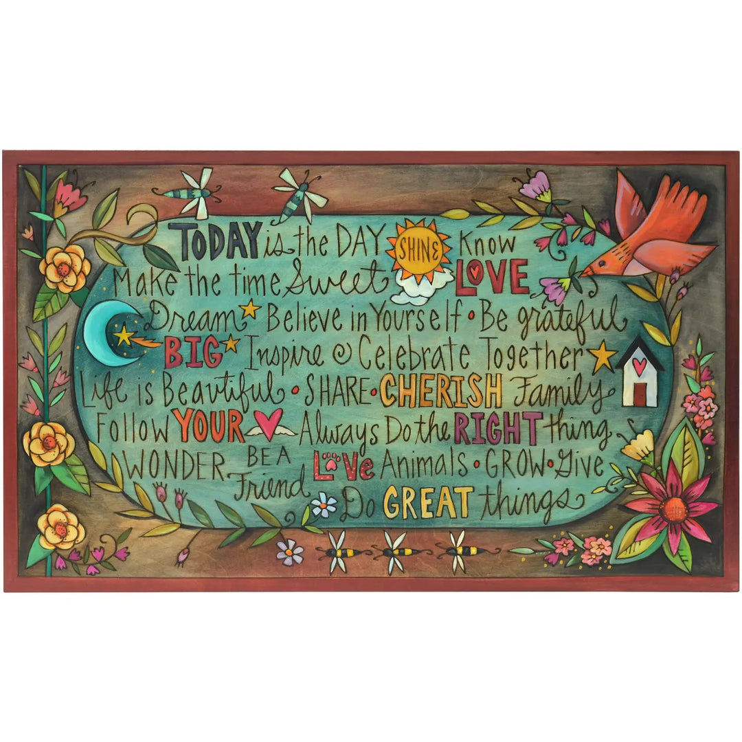 Sincerely Sticks Home Decor - Indoor - Furniture Lighting Mirrors Wall Art Sage Advice Wall Plaque