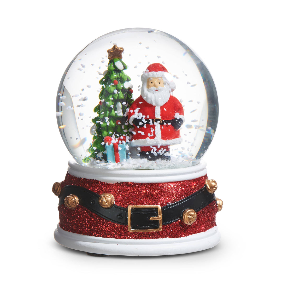 Raz Imports Inc Christmas Snow Globe Santa and Tree Christmas Water Globe – 3.5″