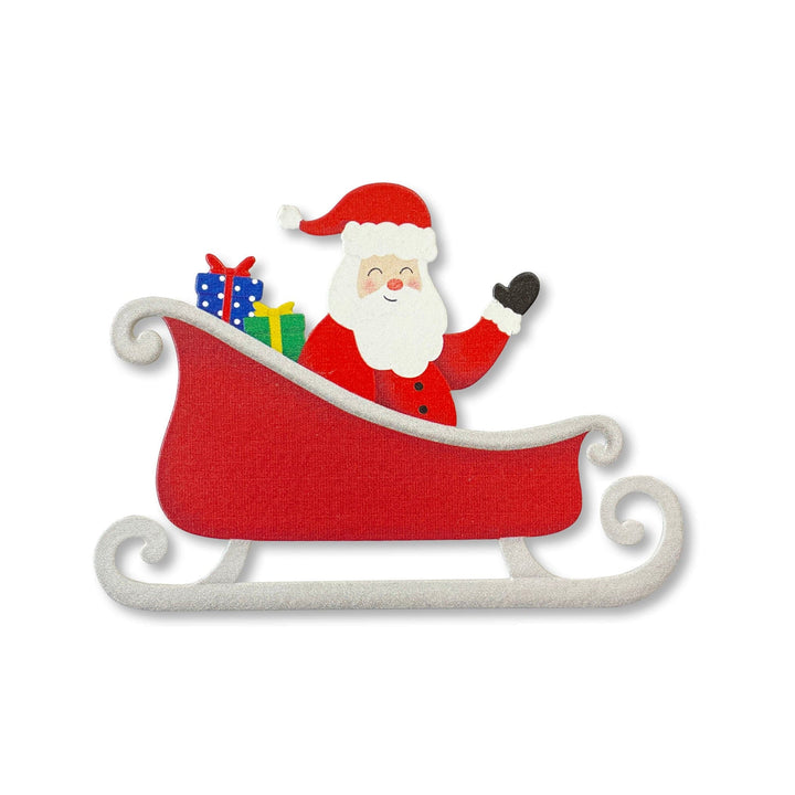 Roeda Studio Magnet Santa in Sleigh Magnet