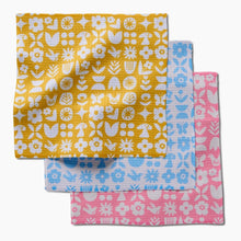 Load image into Gallery viewer, Geometry Scandi Spring Dishcloth Set
