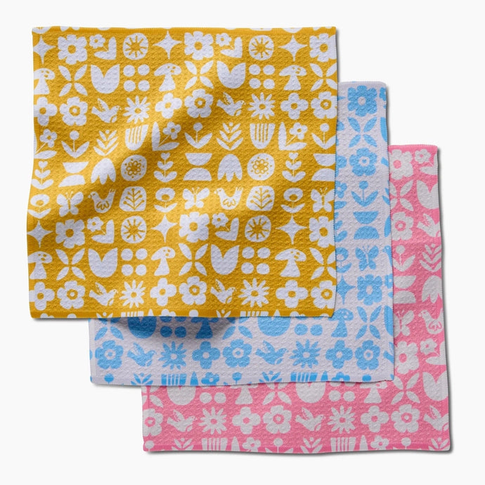 Geometry Scandi Spring Dishcloth Set