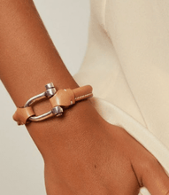 Load image into Gallery viewer, CXC Jewelry Jewelry - Bracelets - CXC Schackle Icon Bracelet Brown Lg
