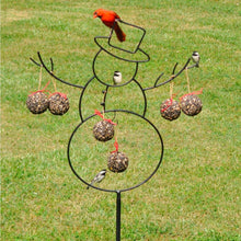 Load image into Gallery viewer, Mr. Bird Proudly Handmade in Texas, USA Seed &amp; Nut Ornaments, Christmas Bird Treats
