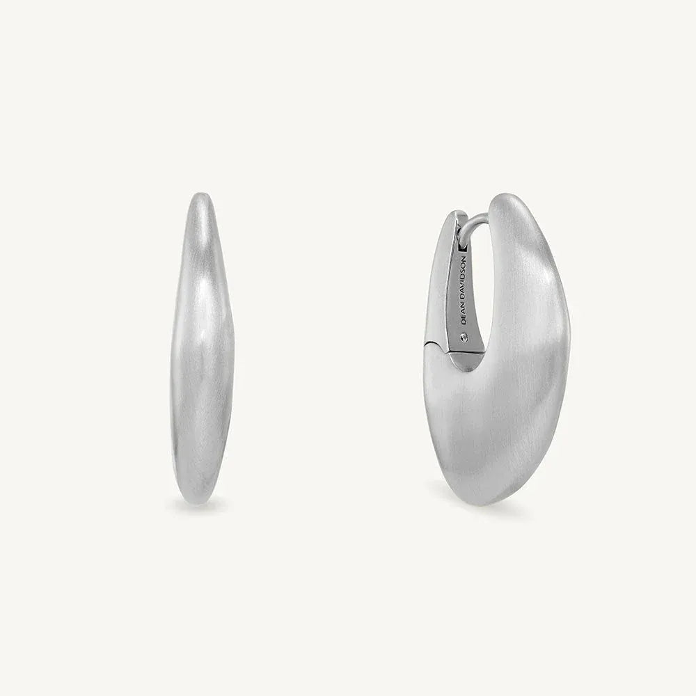 Dean Davidson Jewelry - Earrings - Dean Davidson Serra Hinged Hoops – Silver