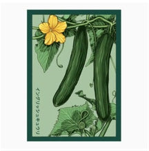 Load image into Gallery viewer, Chive English Cucumber Shido Vegetable Art Posters by Chive
