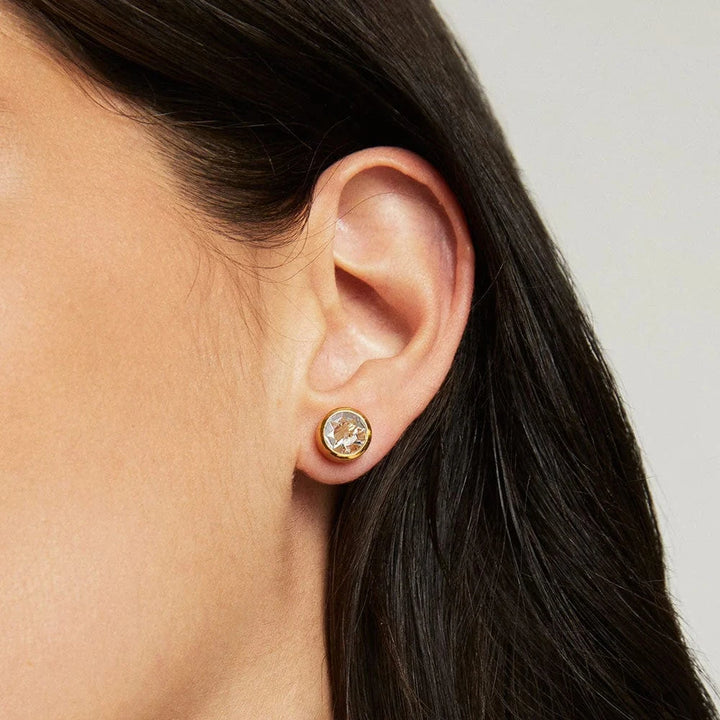 Dean Davidson Jewelry - Earrings - Dean Davidson Signature Midi Stud Crystal/Gold