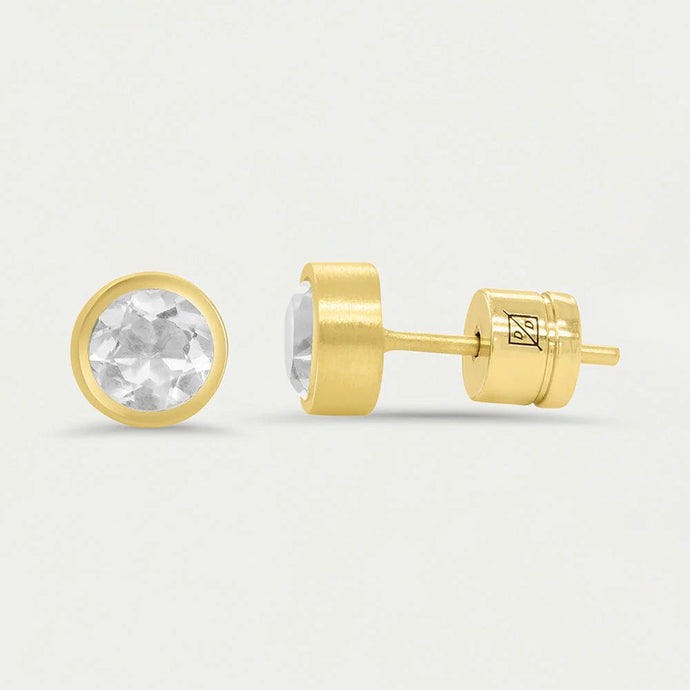 Dean Davidson Jewelry - Earrings Signature Small Studs Crystal Quartz/Gold