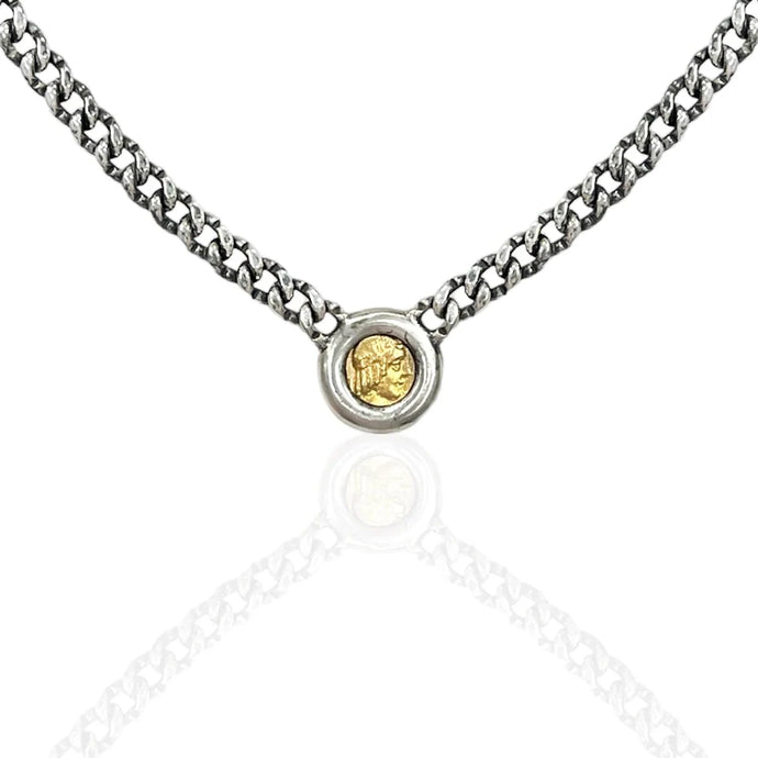 TAT2 Designs Jewelry - Necklaces Silver Olena Coin Necklace