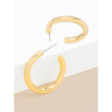 Load image into Gallery viewer, Zenzii Jewelry - Earrings Small Chunky Hoop Earring Gold
