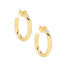 Load image into Gallery viewer, Zenzii Jewelry - Earrings Small Chunky Hoop Earring Gold
