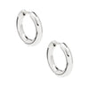 Zenzii Jewelry - Earrings Small Chunky Huggie Earring Silver