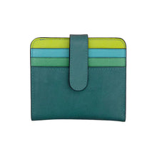 Load image into Gallery viewer, ili New York Serenity Multi Small Leather Wallet Credit Card Holder, Bi-Fold Credit Card Wallet
