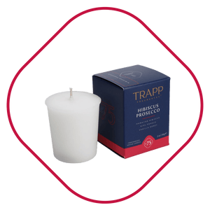 Trapp Fragrances Hibiscus Prosecco Small Scented Votive Candles