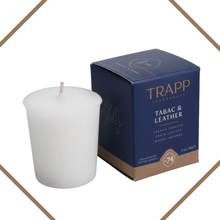 Load image into Gallery viewer, Trapp Fragrances Tabac and Leather Small Scented Votive Candles
