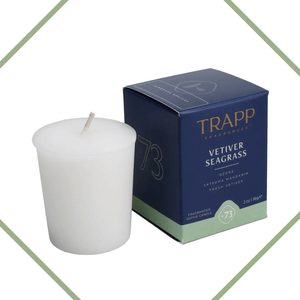 Trapp Fragrances Vetiver Seagrass Small Scented Votive Candles