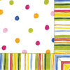 Boston International Kitchen & Bar Smart Dots White Cocktail Napkins