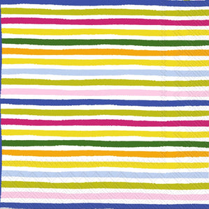 Boston International Kitchen & Bar Smart Stripes Cocktail Napkins