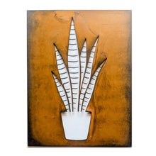 Load image into Gallery viewer, Prairie Dance Proudly Handmade in South Dakota, USA Snake Plant Wall Art, Metal Wall Decor
