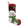 Peking Handicraft Snowman with Pom Hook Stocking